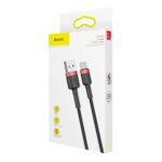 Baseus cable Cafule USB - USB-C 0,5 m 3A red-black - Image 17