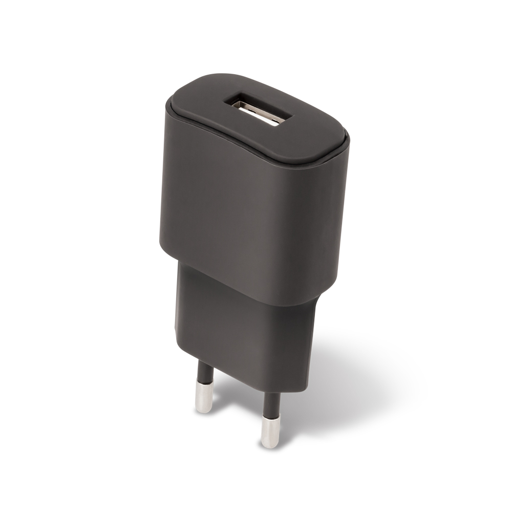 120956_oryg Forever TC-01 charger 1x USB 3A black - Image 1