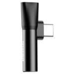 Baseus adapter L41 USB-C to USB-C - jack 3,5 mm black - Image 3