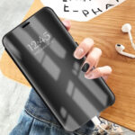 Smart Clear View case for Samsung Galaxy A14 4G / A14 5G black - Image 8