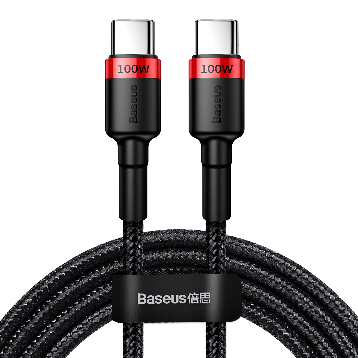 195214_oryg Baseus cable Cafule PD USB-C - USB-C 2,0 m 5A red-black 100W - Image 1