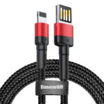 Baseus cable Cafule PD USB-C - USB-C 2,0 m 5A red-black 100W - Image 10