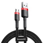 Baseus cable Cafule USB - microUSB 2,0 m 1,5A black-red