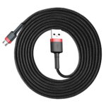 Baseus cable Cafule USB - microUSB 2,0 m 1,5A black-red - Image 6
