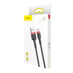 Baseus cable Cafule USB - microUSB 2,0 m 1,5A black-red - Image 12