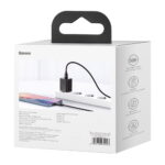 (1469) Sieninis įkroviklis Super Si 20W USB-C QC3.0 PD su Lightning 1m laidu, juodas - Image 9
