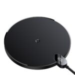Baseus wireless charger Digital LED 2 15W black - Image 4