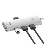 Baseus adapter HUB Lite USB-C to 4x USB 3.0 2,0m white - Image 7