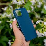 Satin case for Samsung Galaxy A54 5G dark blue - Image 8