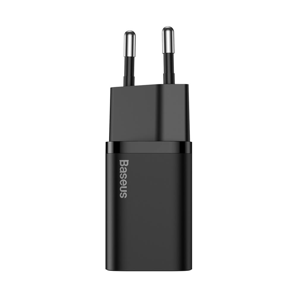 293141_oryg Baseus wall charger Super Si PD 25W 1x USB-C black - Image 1