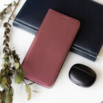 Smart Magnetic dėklas Xiaomi Redmi 14C 4G/ 14C 5G / Redmi A4 / POCO C75 burgundy - Image 7