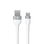 Forever Flexible cable USB - USB-C 1,0 m 3A white - Image 3