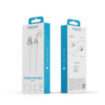 Forever Flexible cable USB - USB-C 1,0 m 3A white - Image 6