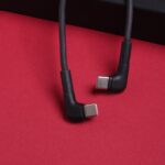 Maxlife MXUC-09 angle cable USB-C - USB-C 1,0 m 60W black - Image 6