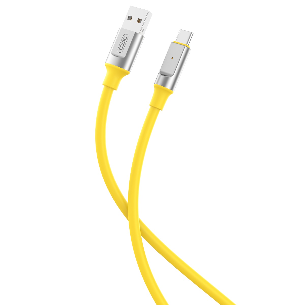 338259_oryg XO cable NB251 USB - USB-C 1,0 m 6A yellow - Image 1