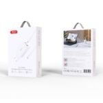 XO wall charger CE13 PD QC 3.0 65W 1x USB 2x USB-C white + USB-C - USB-C cable - Image 6