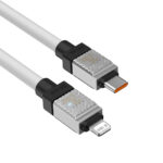 Baseus cable CoolPlay USB-C - Lightning 1m 20W white - Image 6