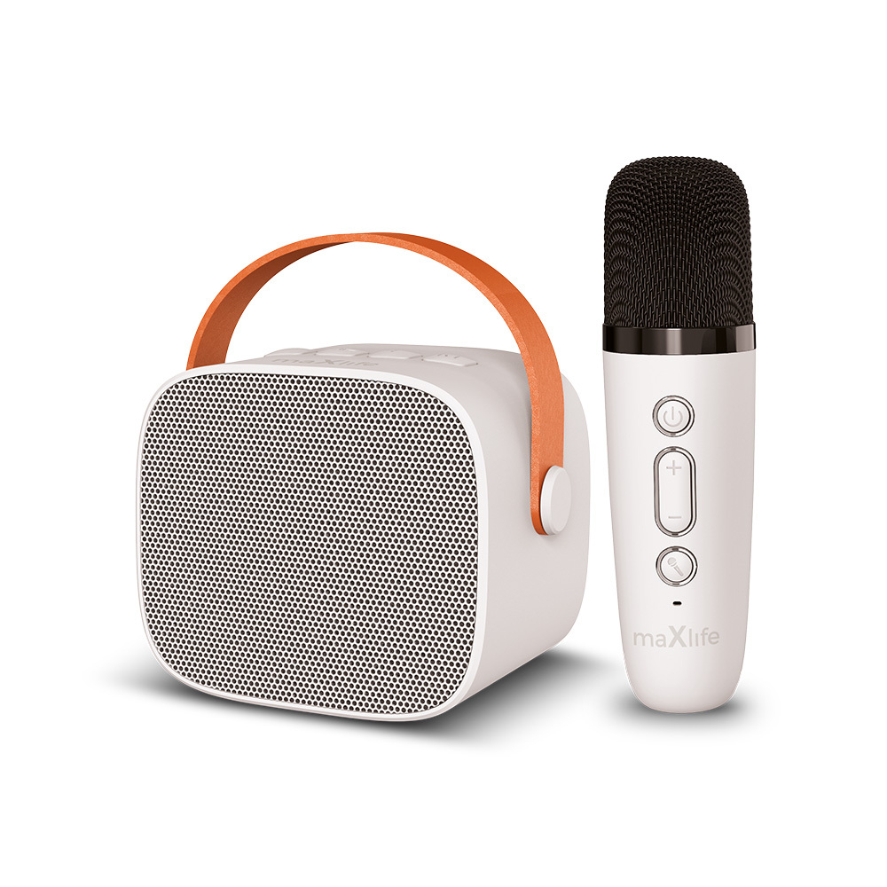 344576_oryg Maxlife Bluetooth karaoke speaker MXKS-100 white - Image 1