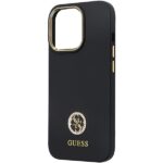 Guess case for iPhone 13 Pro Max 6,7" GUHCP13XM4DGPK black HC Silicone Logo Strass 4G - Image 7
