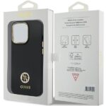 Guess case for iPhone 13 Pro Max 6,7" GUHCP13XM4DGPK black HC Silicone Logo Strass 4G - Image 9