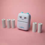 Maxlife Bluetooth thermal printer MXTP-100 blue - Image 5
