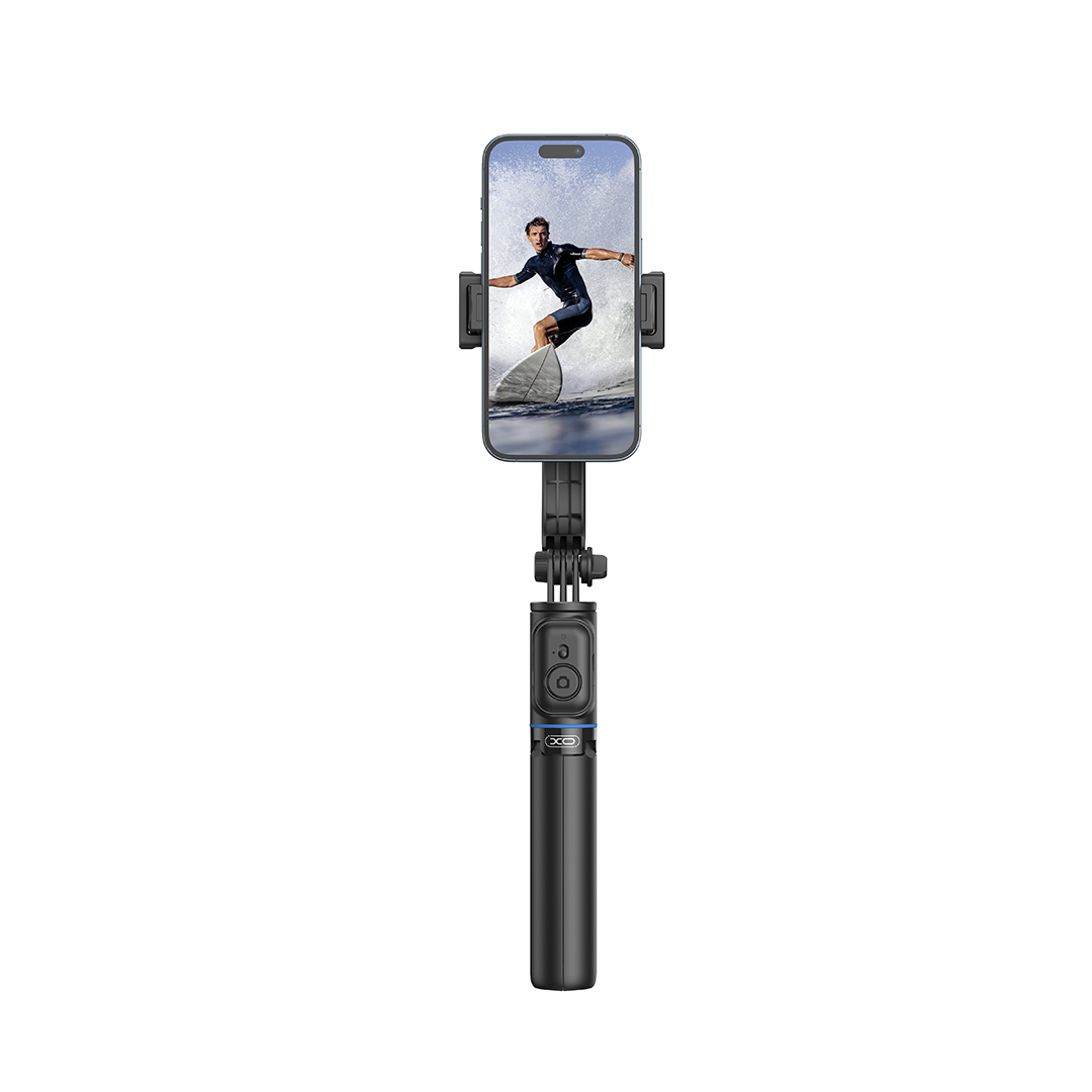 352853_oryg XO selfie stick Bluetooth tripod SS13 black 106cm - Image 1