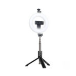 XO selfie stick Bluetooth tripod SS12 black 95cm with LED lamp