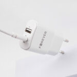 Forever TC-01-20AC PD QC charger 1x USB-C 1x USB 20W white - Image 8