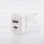 Forever TC-01-20AC PD QC charger 1x USB-C 1x USB 20W white - Image 9