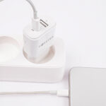 Forever TC-01-20AC PD QC charger 1x USB-C 1x USB 20W white - Image 10