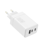 Maxlife MXTC-08-65ACC PD QC charger 2x USB-C 1x USB 65W white - Image 4