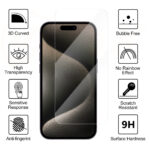 Vmax apsauginis grūdintas stiklas 2,5D Normal Clear stiklas Xiaomi Redmi Note 13 - Image 3