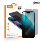 Vmax tempered glass 0.33mm 2,5D high clear privacy glass for iPhone 16 6,1 / 15 6,1 - Image 3
