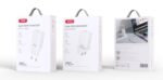 XO wall charger CE17 PD 65W 1x USB-C 1x USB white - Image 3