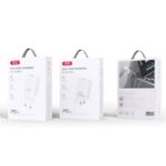 XO wall charger CE16 PD 45W 1x USB-C 1x USB white - Image 3