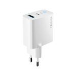 Forever TC-06-20AC PD QC charger 1x USB-C 1x USB 20W white - Image 4