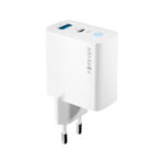 Forever TC-06-33AC GaN PD QC charger 1x USB-C 1x USB 33W white - Image 6