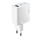 Forever TC-06-65AC GaN PD QC charger 1x USB-C 1x USB 65W white - Image 4