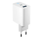 Forever TC-06-65AC GaN PD QC charger 1x USB-C 1x USB 65W white - Image 5