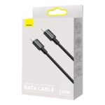 USB kabelis Baseus Superior Type-C 100W 1.0m juodas CATYS-B01 - Image 4