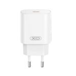 XO wall charger CE25 PD 25W 1x USB-C white + cable USB-C - USB-C - Image 3