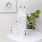 Maxlife MXTC-08-65ACC PD QC charger 2x USB-C 1x USB 65W white - Image 7