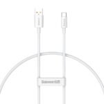 Baseus cabel Superior USB - USB-C 0,25m moon white 100W