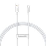 Baseus cabel Superior USB - USB-C 1,0m moon white 100W P10320102214-01