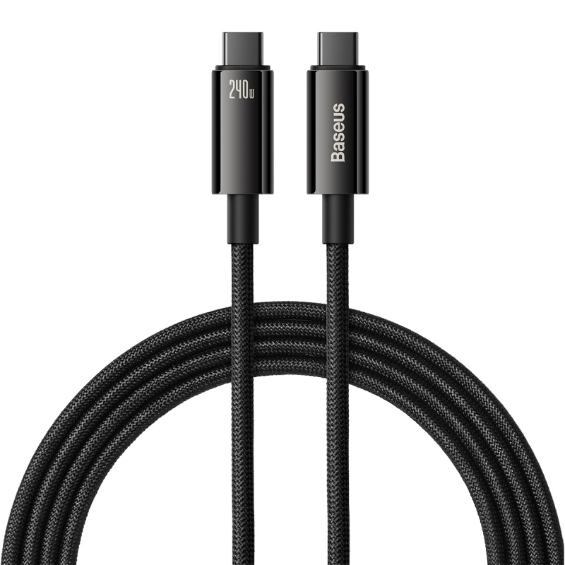 373078_oryg Baseus cable Tungsten PD USB-C - USB-C 3,0m black 240W - Image 1