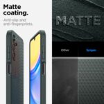 Spigen Liquid Air dėklas Samsung Galaxy A15 4G / 5G – spalva: tamsiai žalia - Image 15