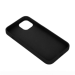 Solid Silicon dėklas iPhone 16 Pro 6,3 – spalva: juoda - Image 4