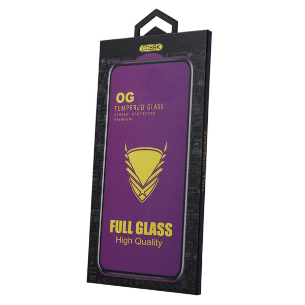 Premium stiklas iPhone 15 6,1" black frame