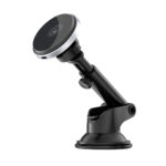 XO car holder CX017 magnet with inductive charging black 15W with suction cup