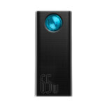 Baseus LiPo Powerbank 30000mAh 65W su PD3.0 QC3.0 4xUSB +  USB C Amblight juodas